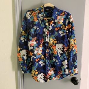 Banana Republic Dillon Floral Button Down Top